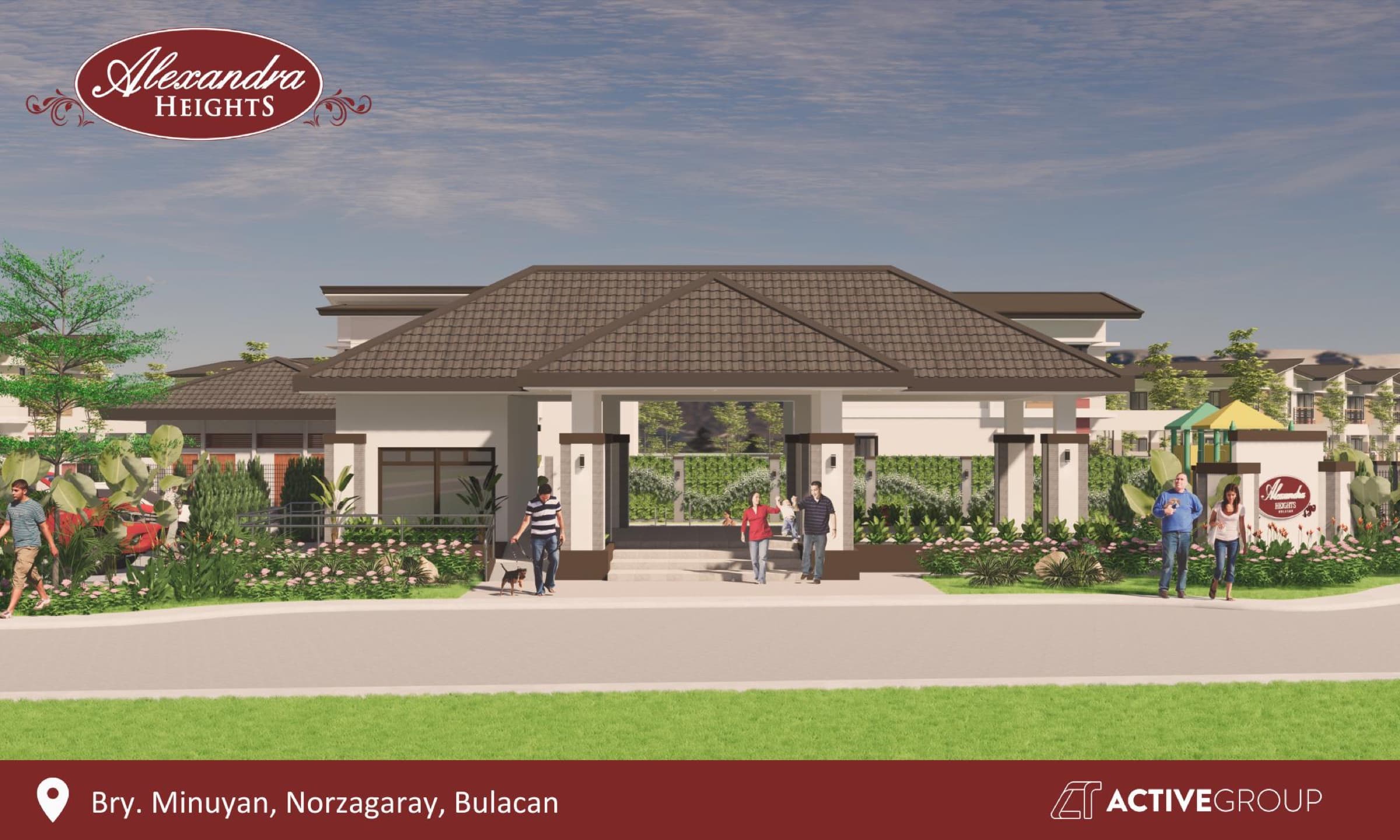 Alexandra Heights community clubhouse (architect's perspective)