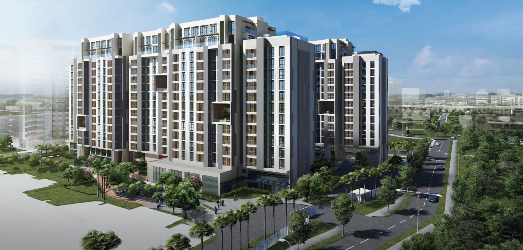 Arbor Lanes towers, artist's rendering