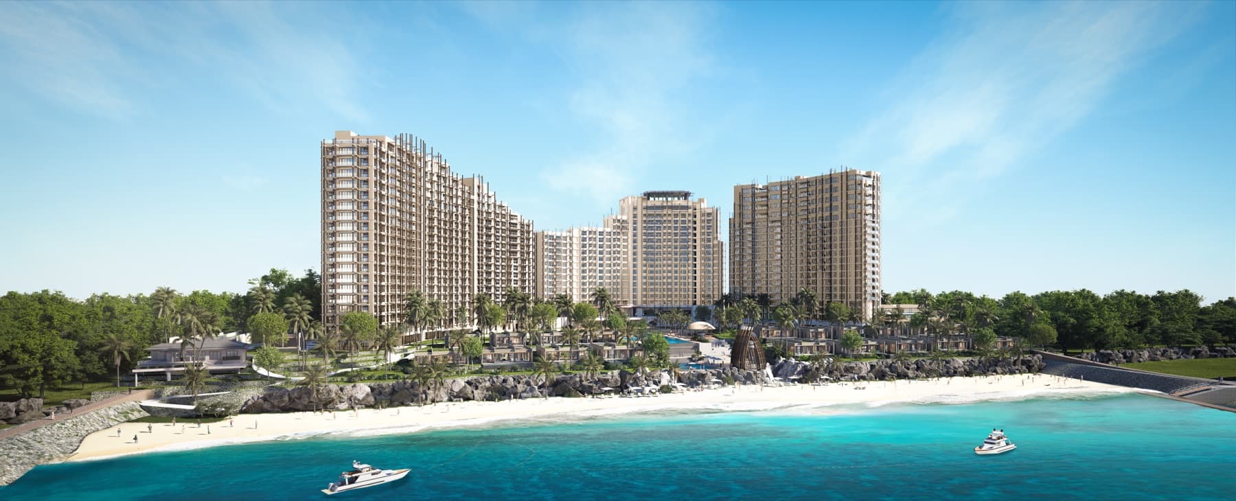 Aruga Resort and Residences, Exterior, Left Side View