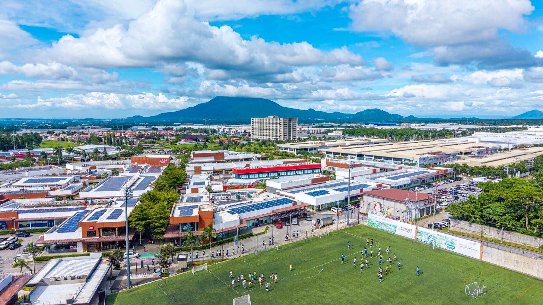 BizHub at LIMA Estate, drone photo
