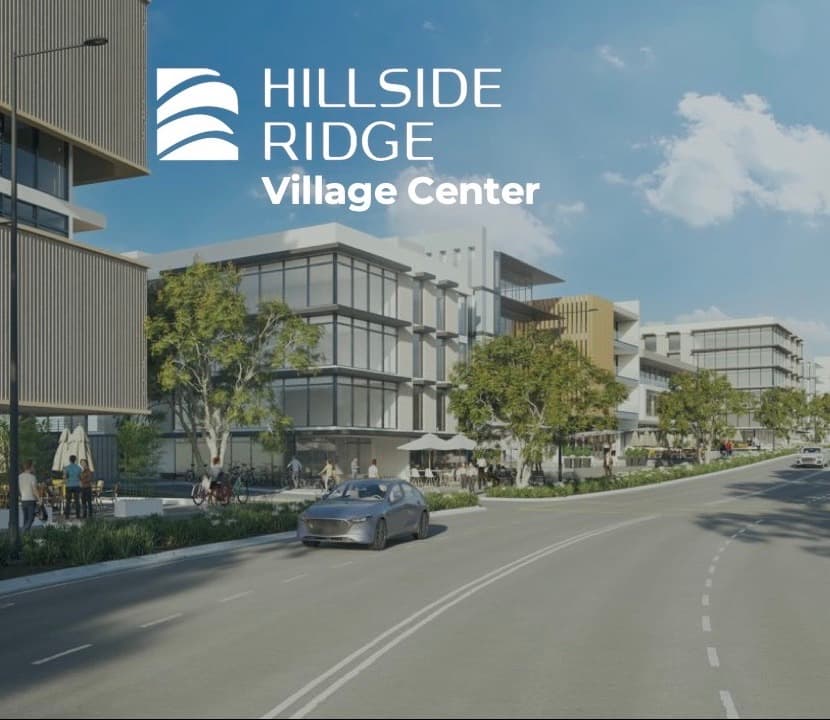 Hillside Ridge Village Center, artist's rendering