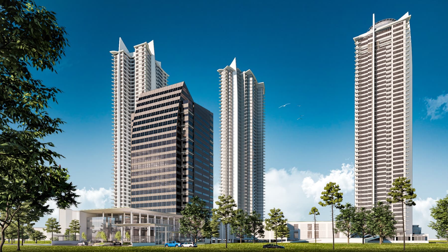 Rockwell at IPI Center, exterior, artist's rendering