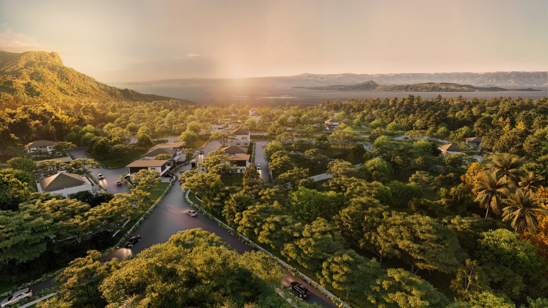 Lauan Ridges amenities, Aerial