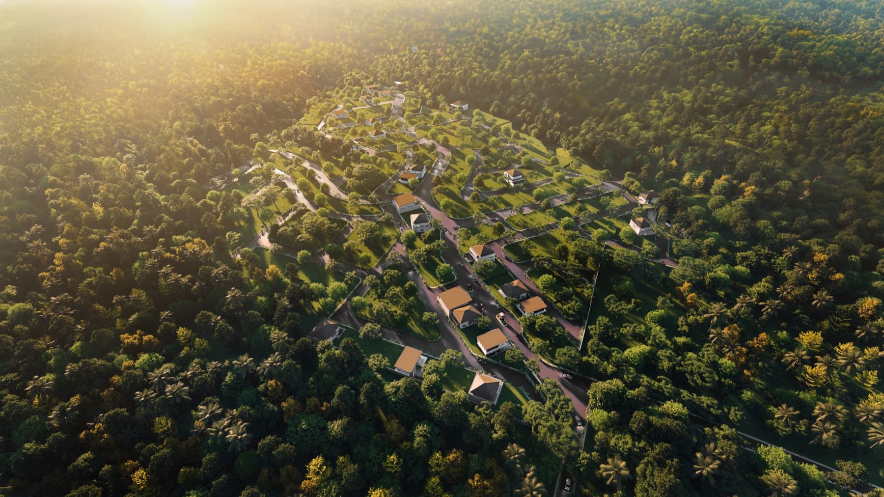 Lauan Ridges amenities, Aerial