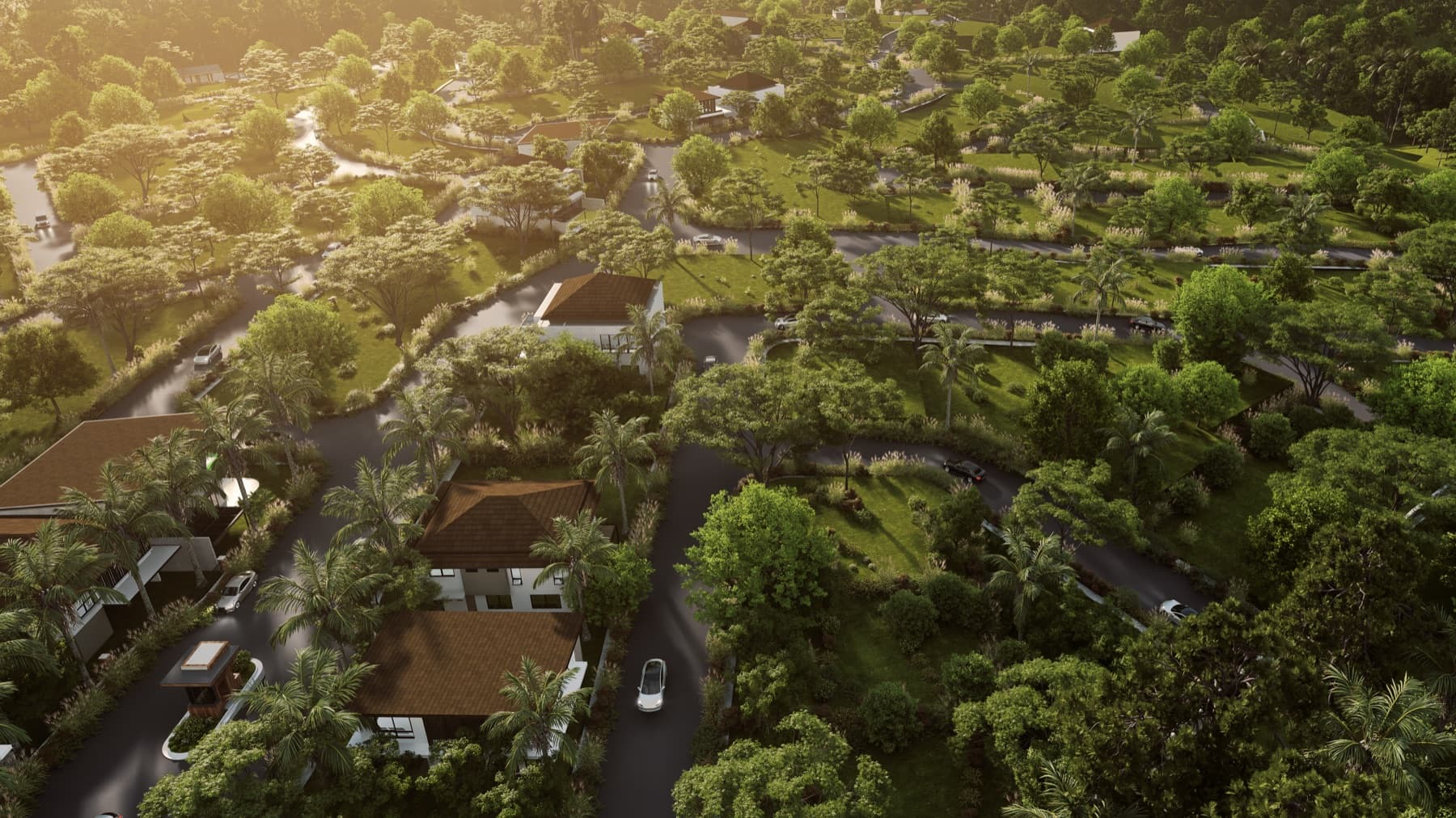Lauan Ridges amenities, Aerial
