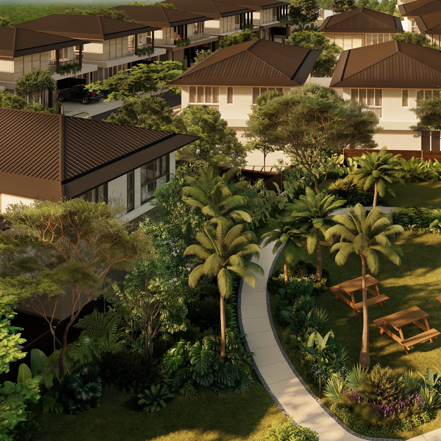 Rockwell South at Carmelray, Cluster 6A House & Lot, park