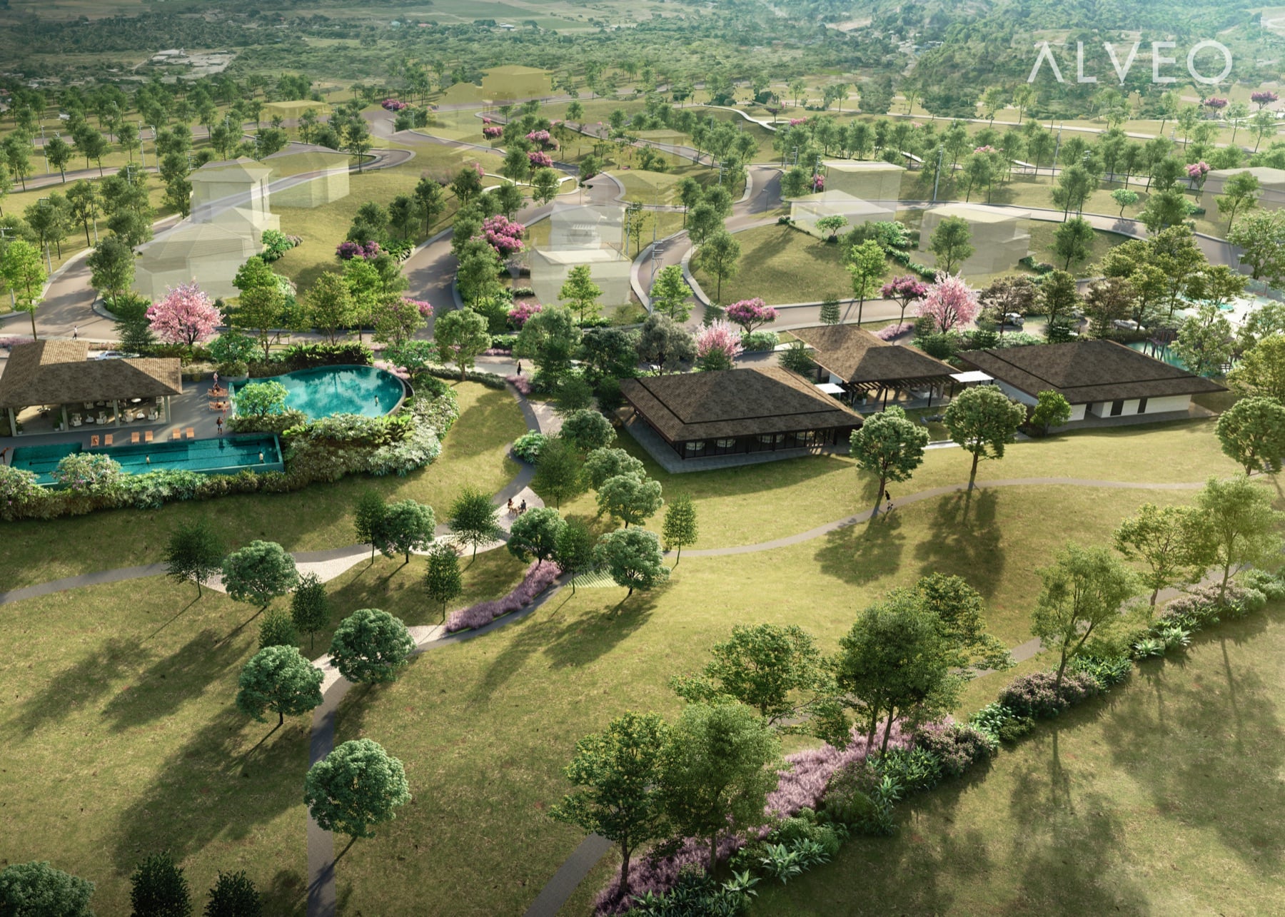 Sereneo, Pavilions Aerial View