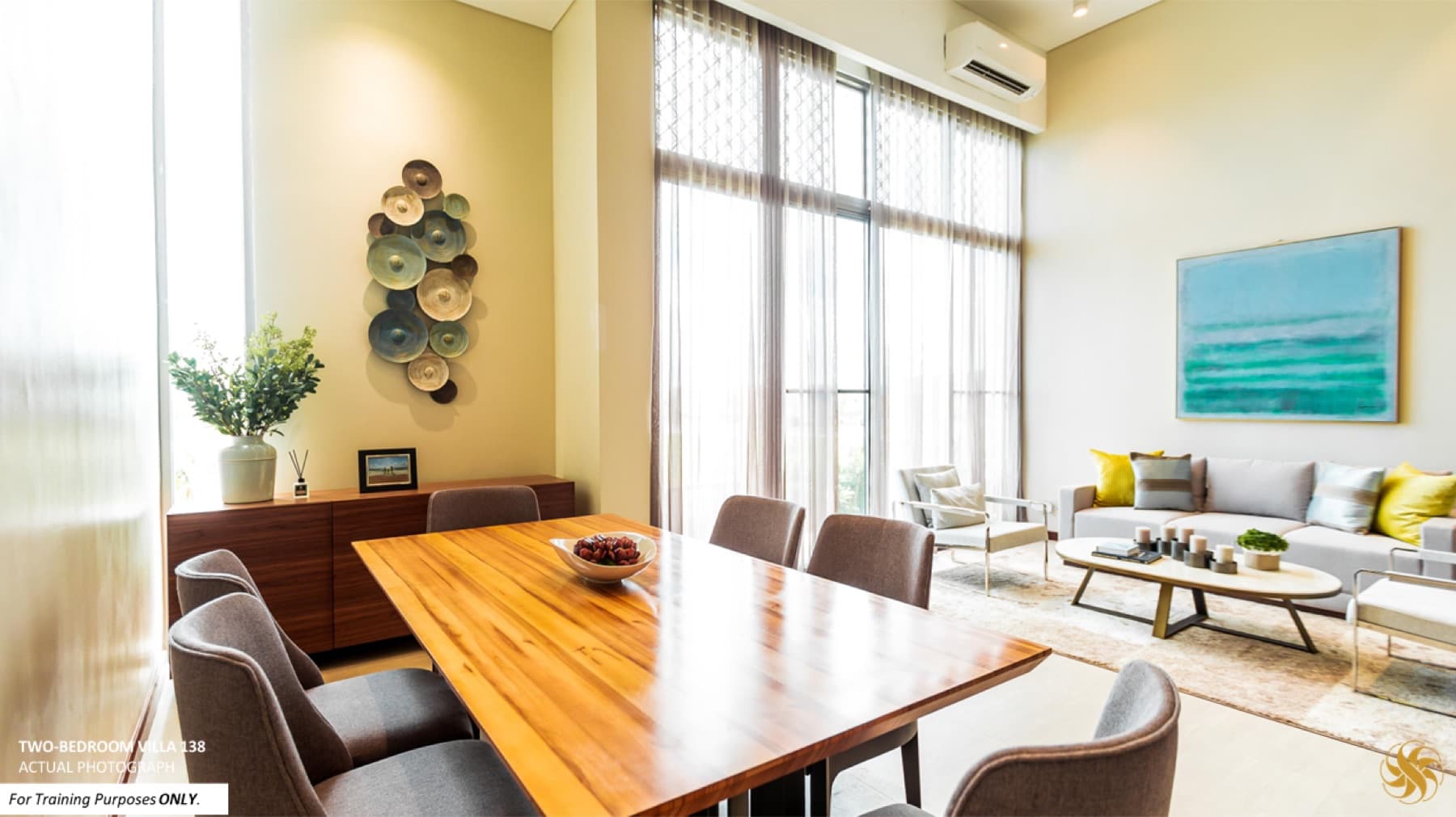 Sevina Park Villas, actual photo of a two-bedroom villa living room