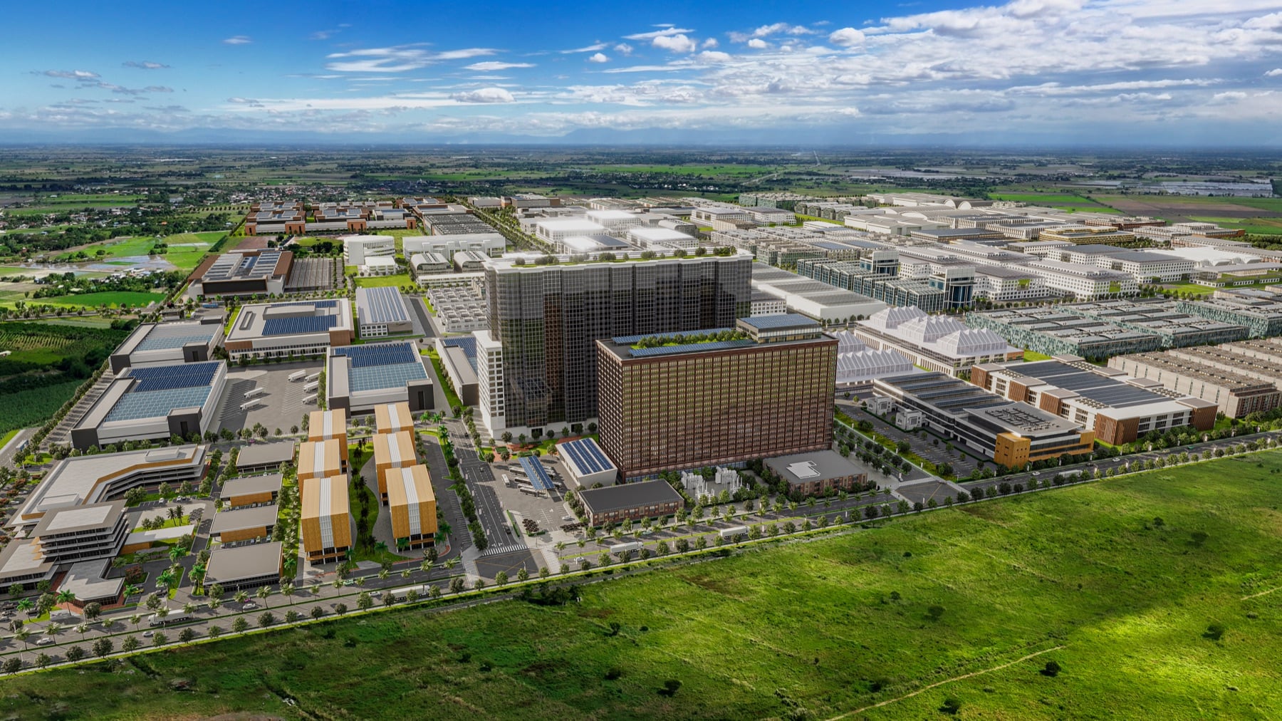TARI Estate, estate masterplan, artist's rendering