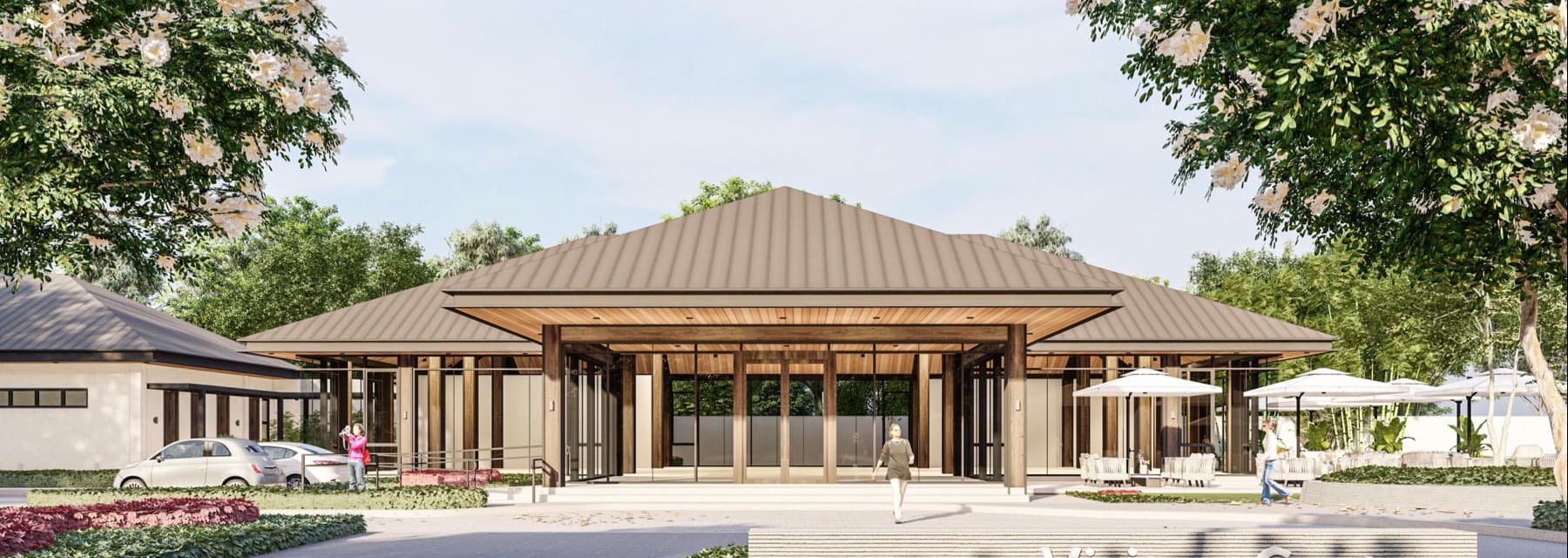 Southmont visitor centre, artist's rendering