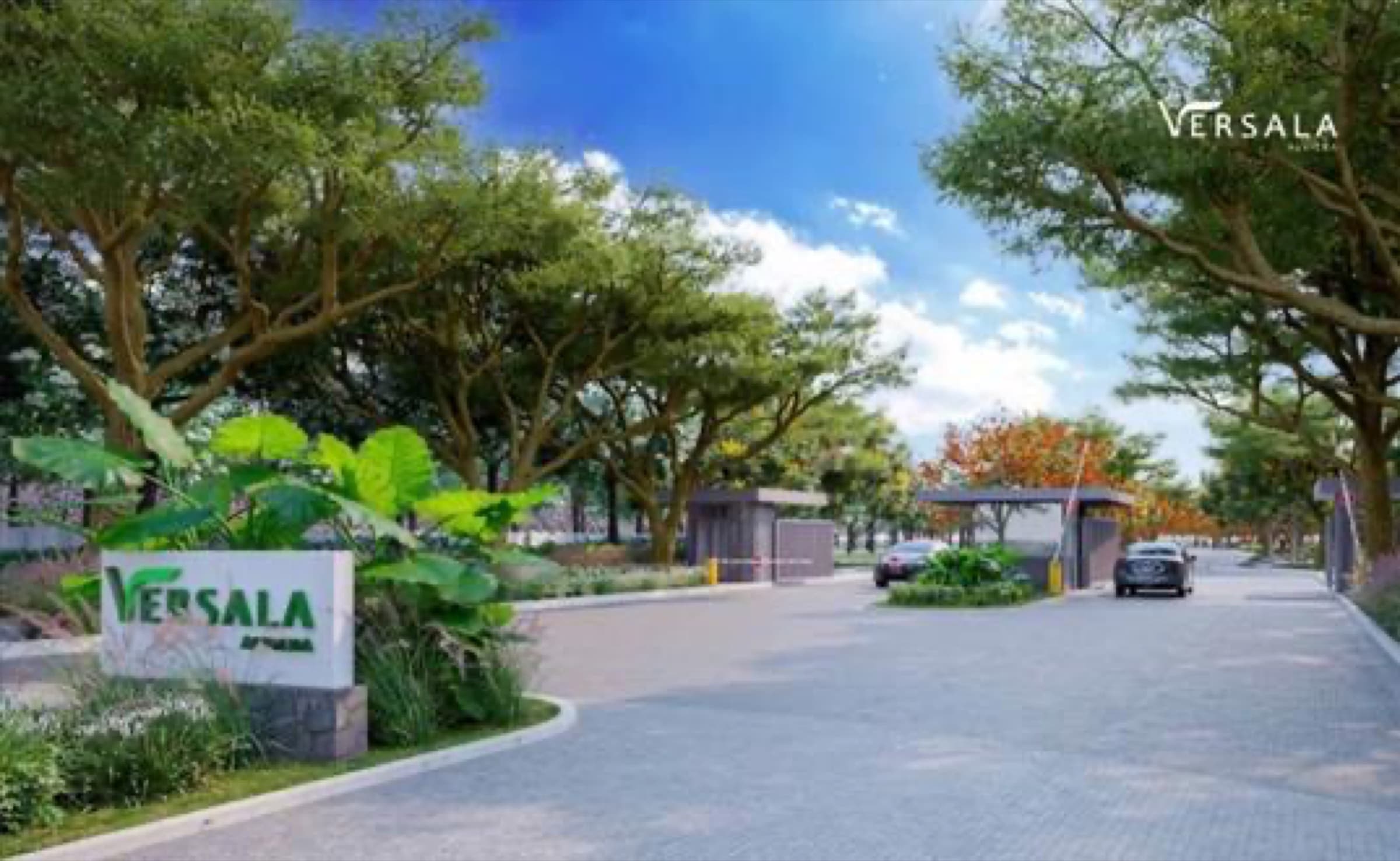 Versala entrance gateway, artist's rendering